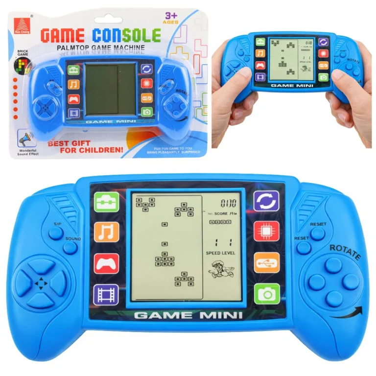 Prijenosna Lcd Elektronička Igraća Konzola Tetris Plava 1