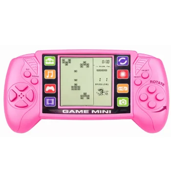 Prijenosna Lcd Elektronička Igraća Konzola Tetris Ružičasta 2
