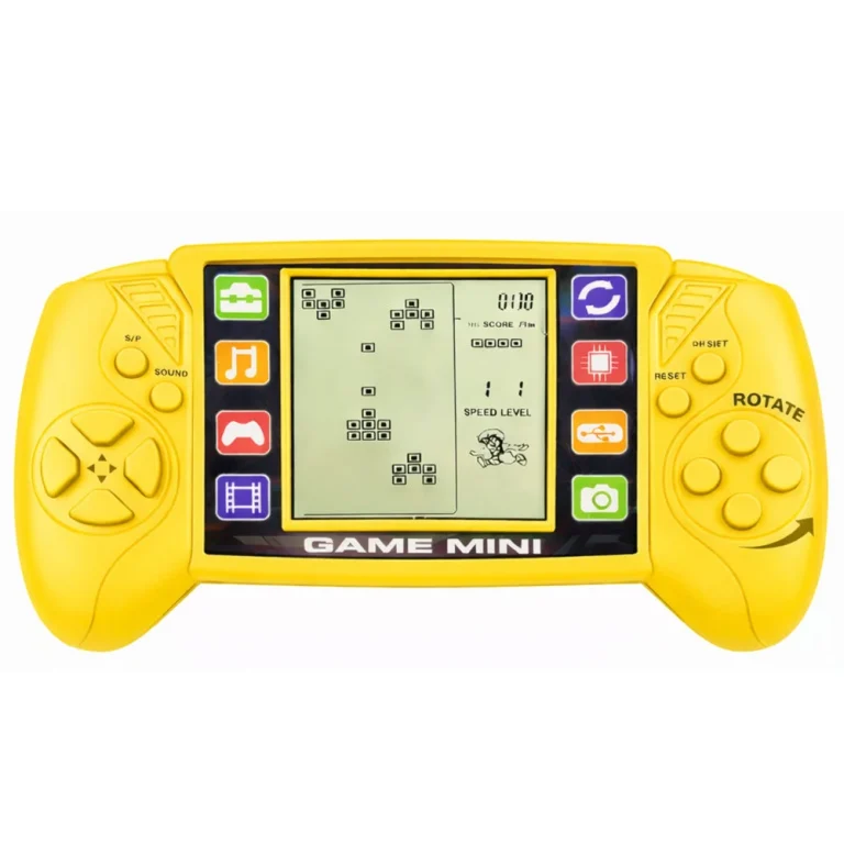Prijenosna Lcd Elektronička Igraća Konzola Tetris žuta 2