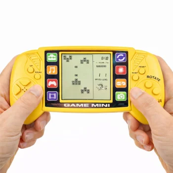Prijenosna Lcd Elektronička Igraća Konzola Tetris žuta 3