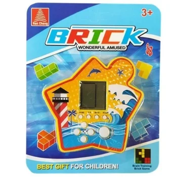 Prijenosna Zvijezda Elektroničkog Tetrisa S Ciglama, Crvena, Var. 4417 2