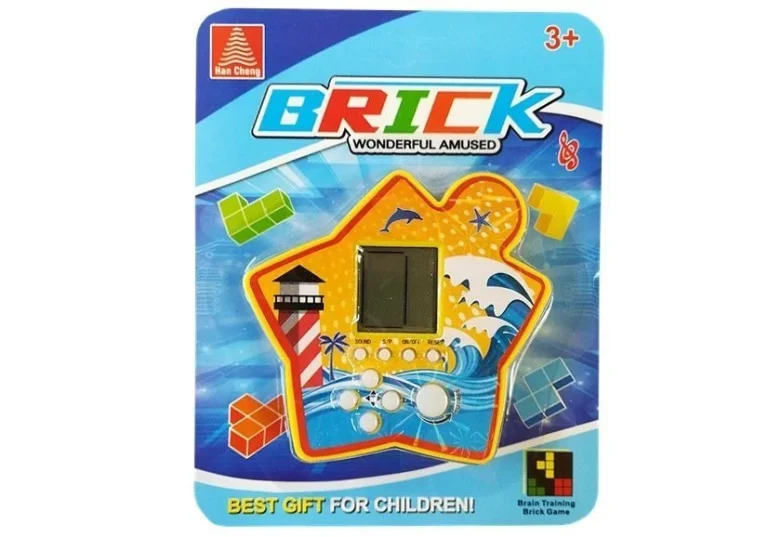 Prijenosna Zvijezda Elektroničkog Tetrisa S Ciglama, Crvena, Var. 4417 2