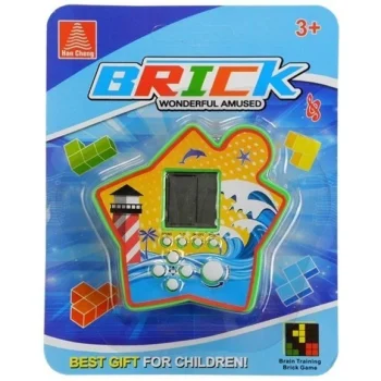 Prijenosna Zvijezda Elektroničkog Tetrisa S Ciglama, Crvena, Var. 4418 2