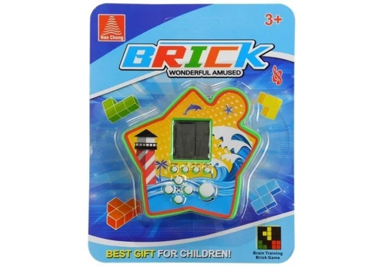 Prijenosna Zvijezda Elektroničkog Tetrisa S Ciglama, Crvena, Var. 4418 2