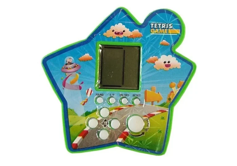 Prijenosna Zvijezda Elektroničkog Tetrisa S Ciglama, Crvena, Var. 4418 5