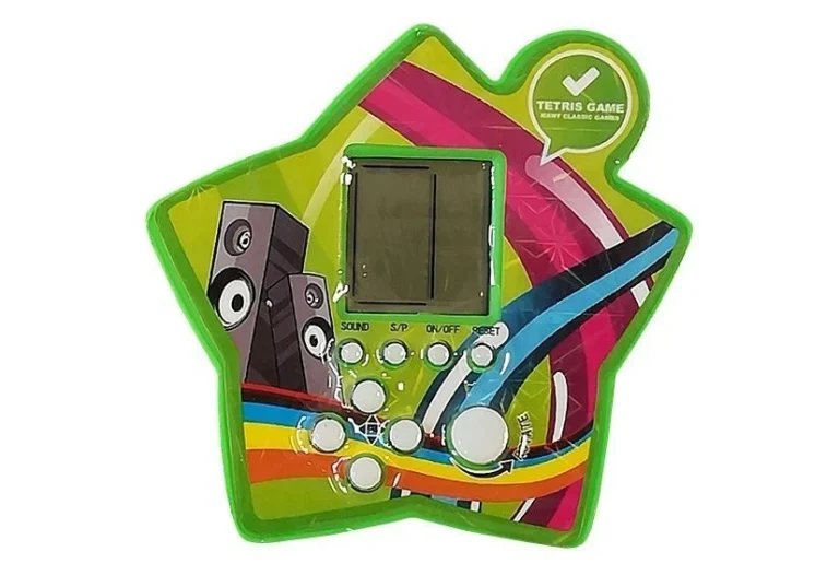 Prijenosna Zvijezda Elektroničkog Tetrisa S Ciglama, Crvena, Var. 4418 8