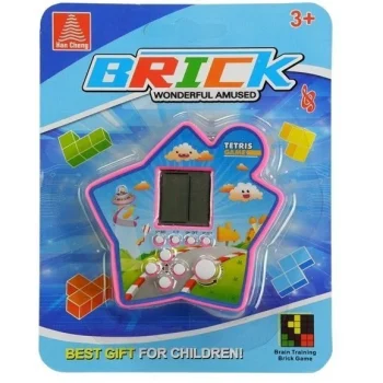Prijenosna Zvijezda Elektroničkog Tetrisa S Ciglama, Crvena, Var. 4420 2