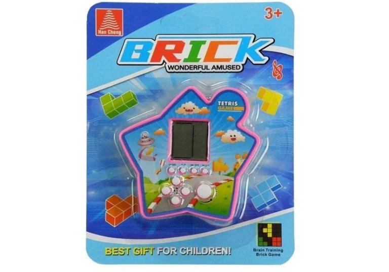 Prijenosna Zvijezda Elektroničkog Tetrisa S Ciglama, Crvena, Var. 4420 2