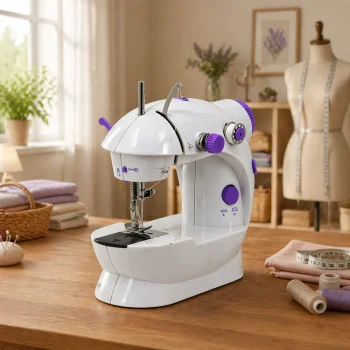 Prijenosni Mini šivaći Stroj S Led Svjetlom, 2 Brzine 4