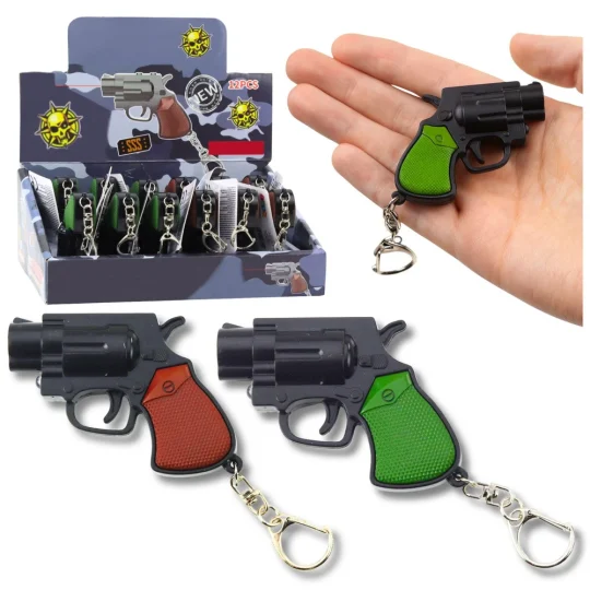 Privjesak Mini Revolver, Led I Laser, 6,5 Cm 1