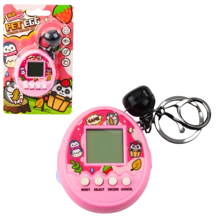 Privjesak Za Ključeve Tamagotchi Pet Egg S Elektroničkom Igrom I 168 životinja 4