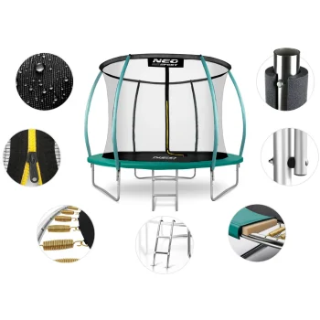 Profilirani Vrtni Trampolin Neo Sport Ns 08c181 252 Cm, 8 Ft, Unutarnja Mreža 4