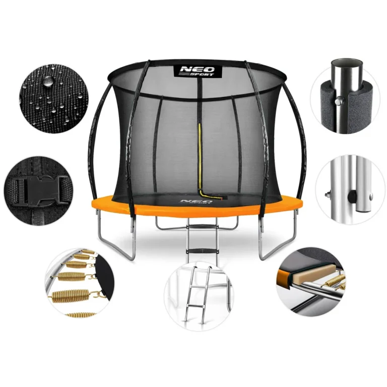 Profilirani Vrtni Trampolin Neo Sport Ns 08c201 252 Cm, 8 Ft, Unutarnja Mreža 4