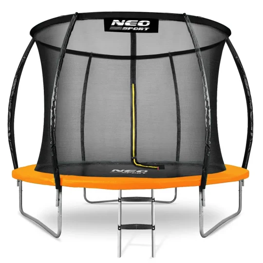 Profilirani Vrtni Trampolin Neo Sport, Ø 312 Cm (10 Ft), Unutarnja Mreža, Siva, Var. Ns 10c201 1