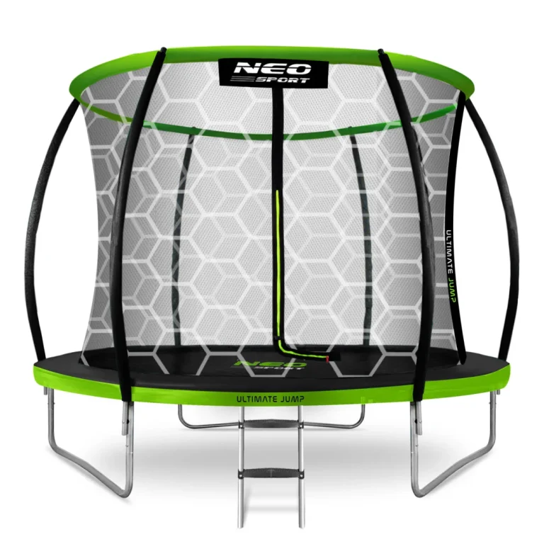 Profilirani Vrtni Trampolin Neo Sport, Ø 312 Cm (10 Ft), Unutarnja Mreža, Siva, Var. Ns 10c221 2