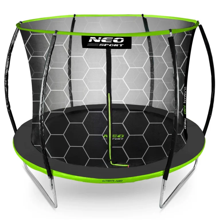 Profilirani Vrtni Trampolin Neo Sport, Ø 312 Cm (10 Ft), Unutarnja Mreža, Siva, Var. Ns 10c221 3