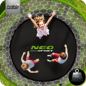 Profilirani Vrtni Trampolin Neo Sport, Ø 312 Cm (10 Ft), Unutarnja Mreža, Siva, Var. Ns 10c221 5
