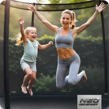 Profilirani Vrtni Trampolin Neo Sport, Ø 312 Cm (10 Ft), Unutarnja Mreža, Siva, Var. Ns 10c231 4