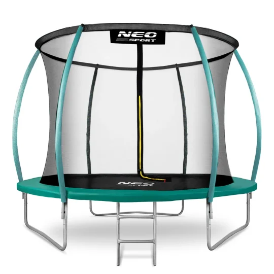 Profilirani Vrtni Trampolin Neo Sport, Ø 312 Cm (10 Ft), Unutarnja Mreža, Siva 1