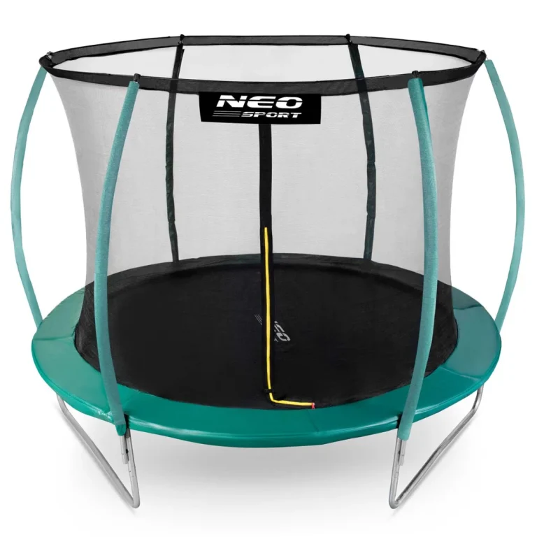 Profilirani Vrtni Trampolin Neo Sport, Ø 312 Cm (10 Ft), Unutarnja Mreža, Siva 2