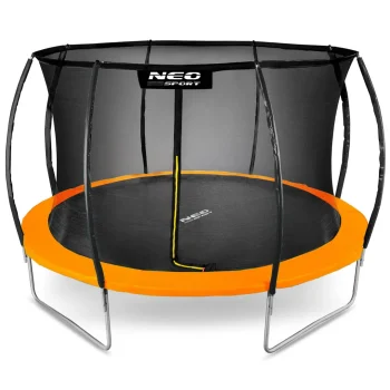 Profilirani Vrtni Trampolin Neo Sport, Ø 374 Cm (12 Ft), Unutarnja Mreža, Siva, Var. Ns 12c201 2