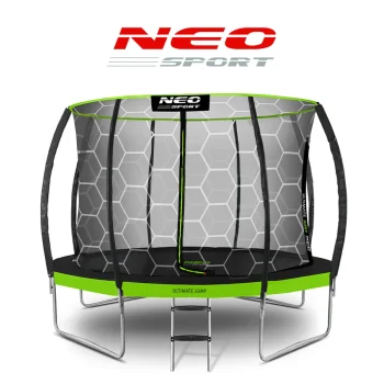 Profilirani Vrtni Trampolin Neo Sport, Ø 374 Cm (12 Ft), Unutarnja Mreža, Siva, Var. Ns 12c221 10