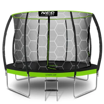 Profilirani Vrtni Trampolin Neo Sport, Ø 374 Cm (12 Ft), Unutarnja Mreža, Siva, Var. Ns 12c221 2