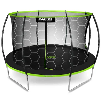 Profilirani Vrtni Trampolin Neo Sport, Ø 374 Cm (12 Ft), Unutarnja Mreža, Siva, Var. Ns 12c221 3