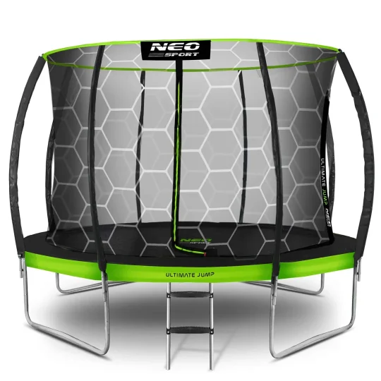 Profilirani Vrtni Trampolin Neo Sport, Ø 435 Cm (14 Stopa), Unutarnja Mreža, Siva, Var. Ns 14c221 1