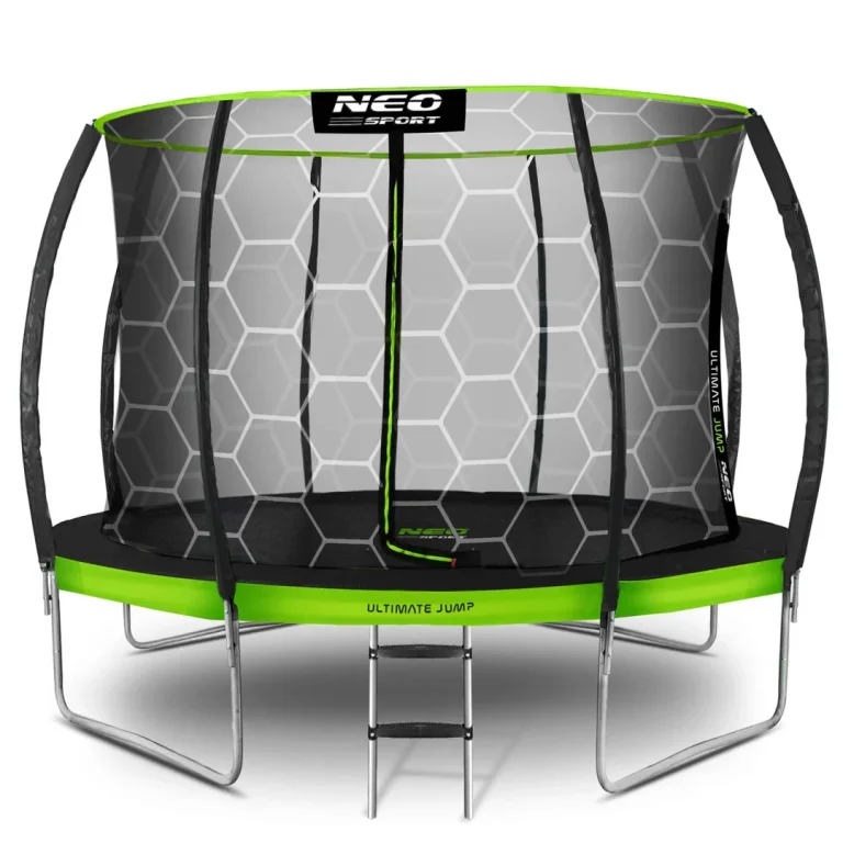 Profilirani Vrtni Trampolin Neo Sport, Ø 435 Cm (14 Stopa), Unutarnja Mreža, Siva, Var. Ns 14c221 1