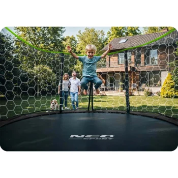 Profilirani Vrtni Trampolin Neo Sport, Ø 435 Cm (14 Stopa), Unutarnja Mreža, Siva, Var. Ns 14c221 13