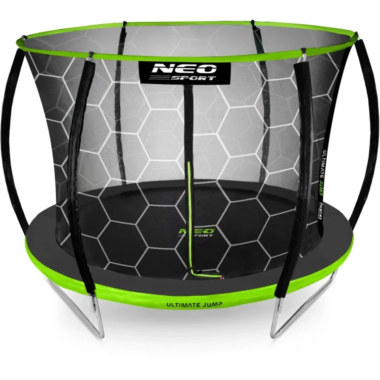 Profilirani Vrtni Trampolin Neo Sport, Ø 435 Cm (14 Stopa), Unutarnja Mreža, Siva, Var. Ns 14c221 2