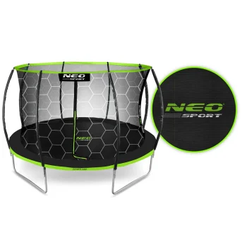 Profilirani Vrtni Trampolin Neo Sport, Ø 435 Cm (14 Stopa), Unutarnja Mreža, Siva, Var. Ns 14c221 4