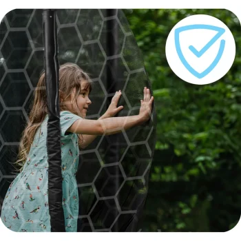 Profilirani Vrtni Trampolin Neo Sport, Ø 435 Cm (14 Stopa), Unutarnja Mreža, Siva, Var. Ns 14c221 8