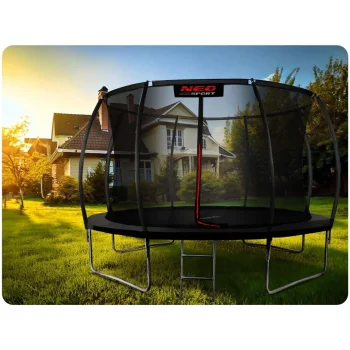 Profilirani Vrtni Trampolin Neo Sport, Ø 435 Cm (14 Stopa), Unutarnja Mreža, Siva, Var. Ns 14c231 4