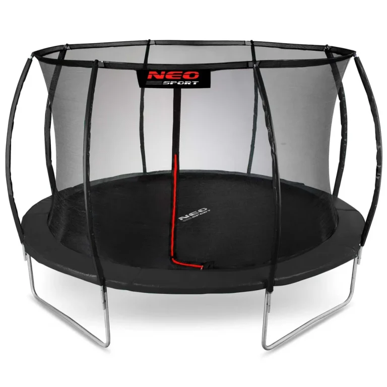 Profilirani Vrtni Trampolin Neo Sport, Ø 435 Cm (14 Stopa), Unutarnja Mreža, Siva, Var. Ns 14c231 5