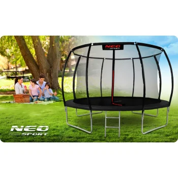 Profilirani Vrtni Trampolin Neo Sport, Ø 435 Cm (14 Stopa), Unutarnja Mreža, Siva, Var. Ns 14c231 6