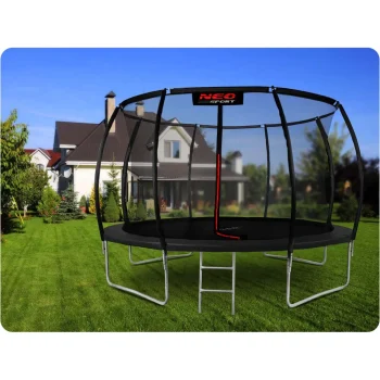 Profilirani Vrtni Trampolin Neo Sport, Ø 435 Cm (14 Stopa), Unutarnja Mreža, Siva, Var. Ns 14c231 7