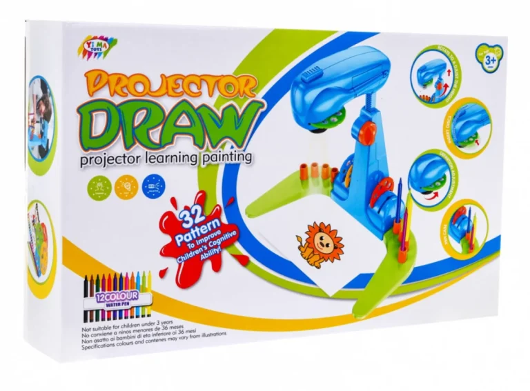 Projektor Za Crtanje 3+ S 32 Slajda I Flomasterima 5