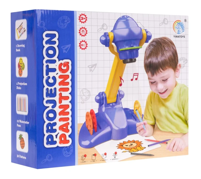 Projektor Za Crtanje 4 Diska 12 Markera 3+ 6