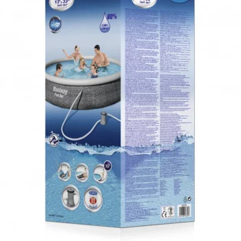 Proširivi Bazen 13 Stopa 396 X 84 Cm Sivi Bestway 8