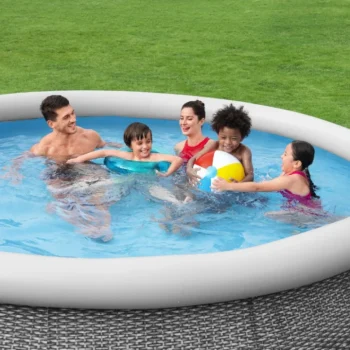 Proširivi Bazen 3,6 M 366 X 76 Cm Sivi Bestway 3