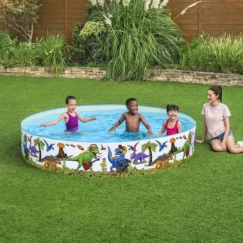 Proširivi Bazen S Dinosaurima Za Djecu 3+ Bestway 244x46 Cm Vinil + Pvc 4