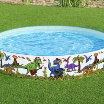 Proširivi Bazen S Dinosaurima Za Djecu 3+ Bestway 244x46 Cm Vinil + Pvc 7