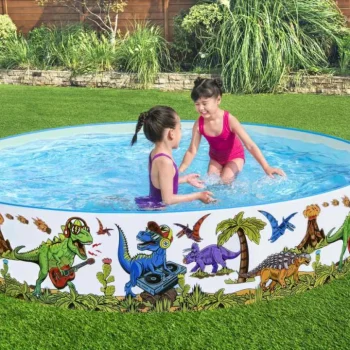 Proširivi Bazen S Dinosaurima Za Djecu 3+ Bestway 244x46 Cm Vinil + Pvc 8