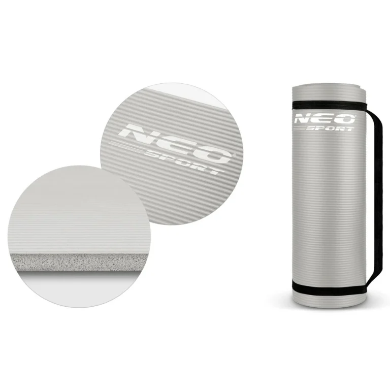 Prostirka Za Vježbanje Neo Sport 183 × 60 Cm, Siva 8