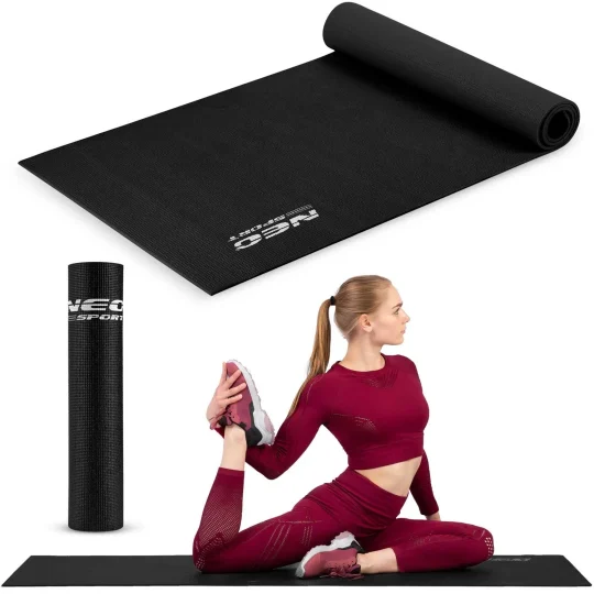 Prostirka Za Vježbanje Neo Sport 192100, 173 × 61 Cm, Crna 1