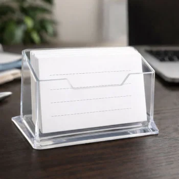 Prozirni Plastični Držač Za Posjetnice 11 Cm 3