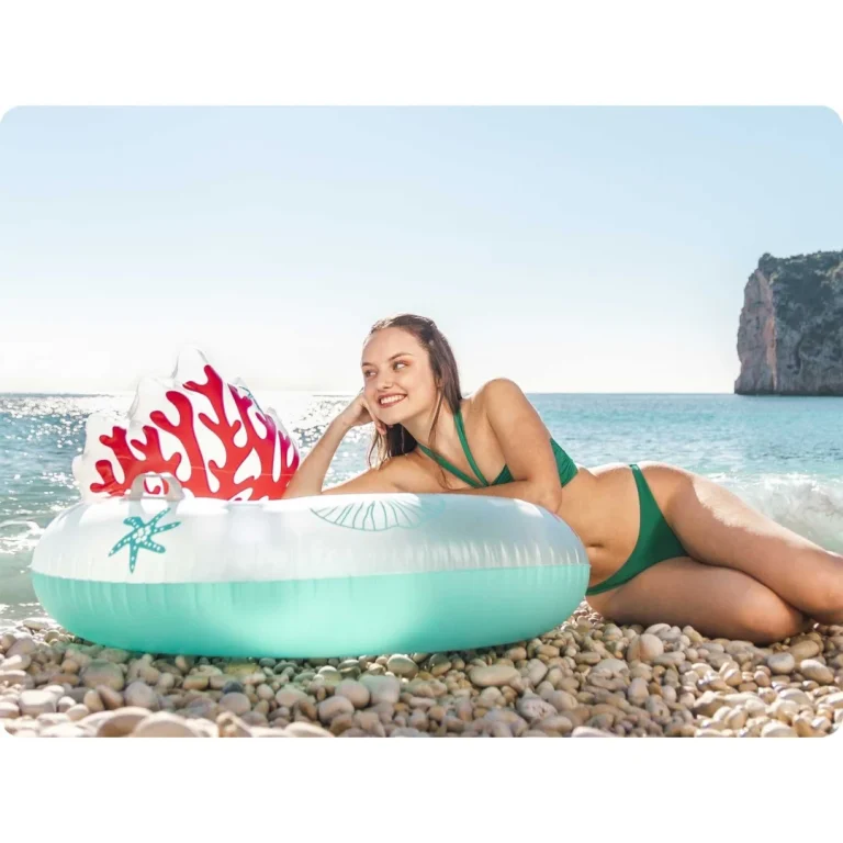 Prsten Za Plivanje S Naslonom Coral Bliss 107 × 113 Cm Bestway 43730 2