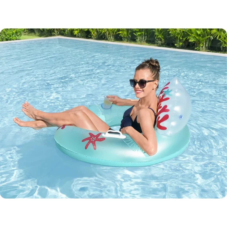 Prsten Za Plivanje S Naslonom Coral Bliss 107 × 113 Cm Bestway 43730 4